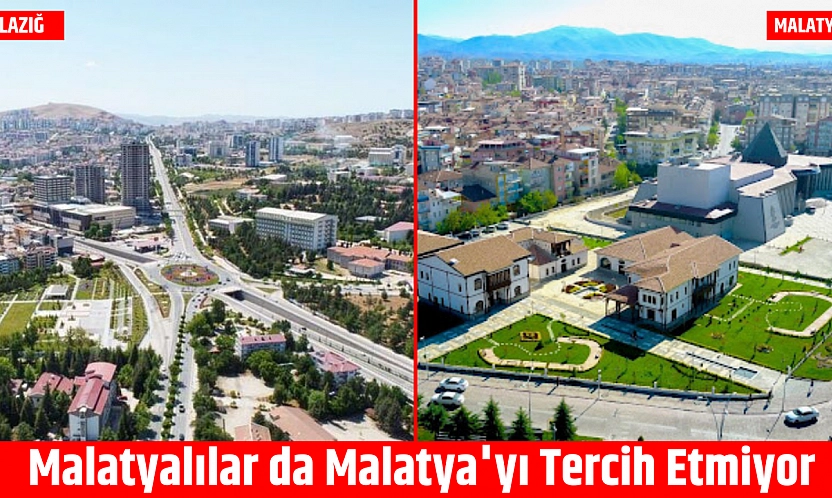 Malatyalılar da Malatya'yı Tercih Etmiyor