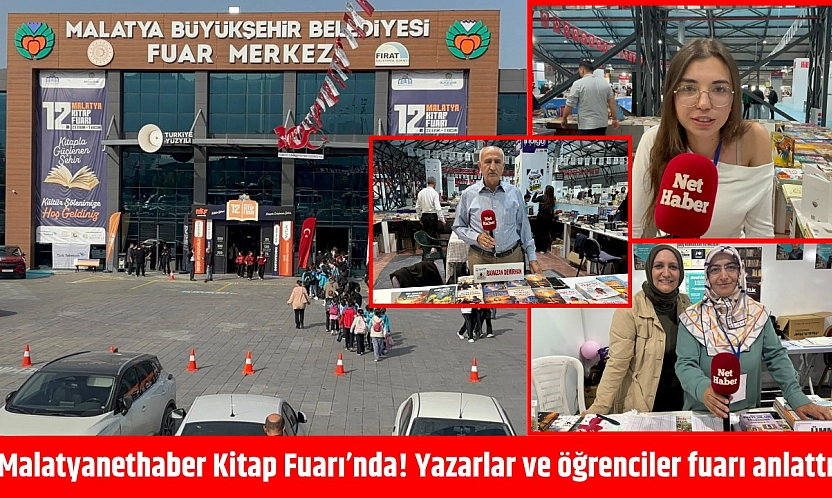 Malatyanethaber Kitap Fuarı'nda! Yazarlar ve öğrenciler fuarı anlattı