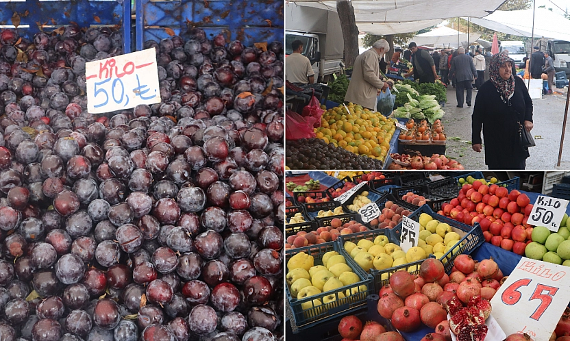 Pazar tezgahında iyisi 75, kötüsü 25 lira!