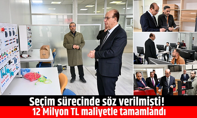 Seçim sürecinde söz verilmişti! 12 Milyon TL maliyetle tamamlandı