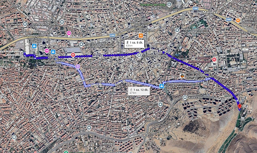 Sürücülerin çilesi yarın başlıyor! Malatya'da bazı caddeler trafiğe kapatılacak