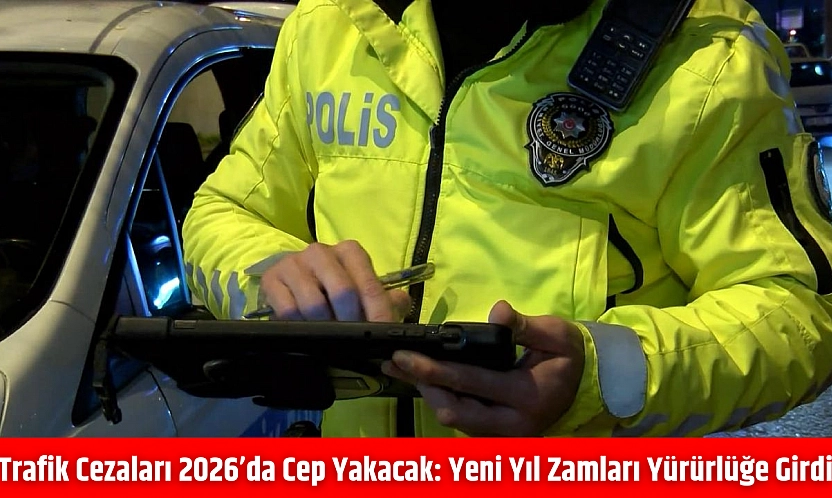 Trafik cezaları 2026'da cep yakacak: Yeni yıl zamları yürürlüğe girdi