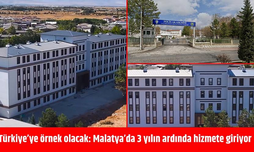 Türkiye'ye örnek olacak: Malatya'da 3 yılın ardında hizmete giriyor