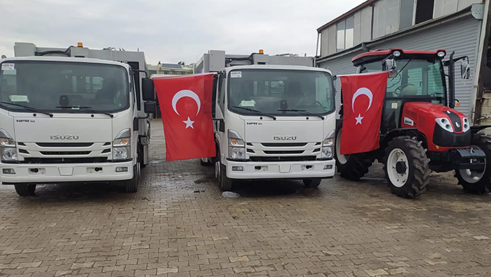 Doğanşehir'e çöp kamyonu