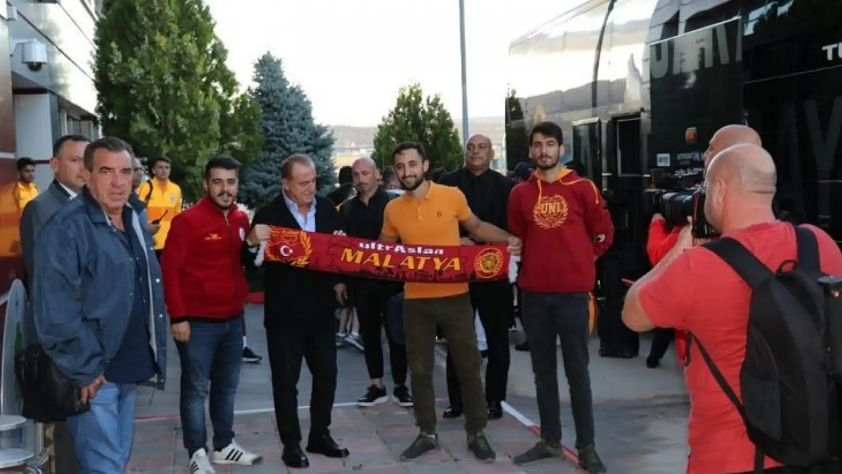 Galatasaray'a coşkulu karşılama
