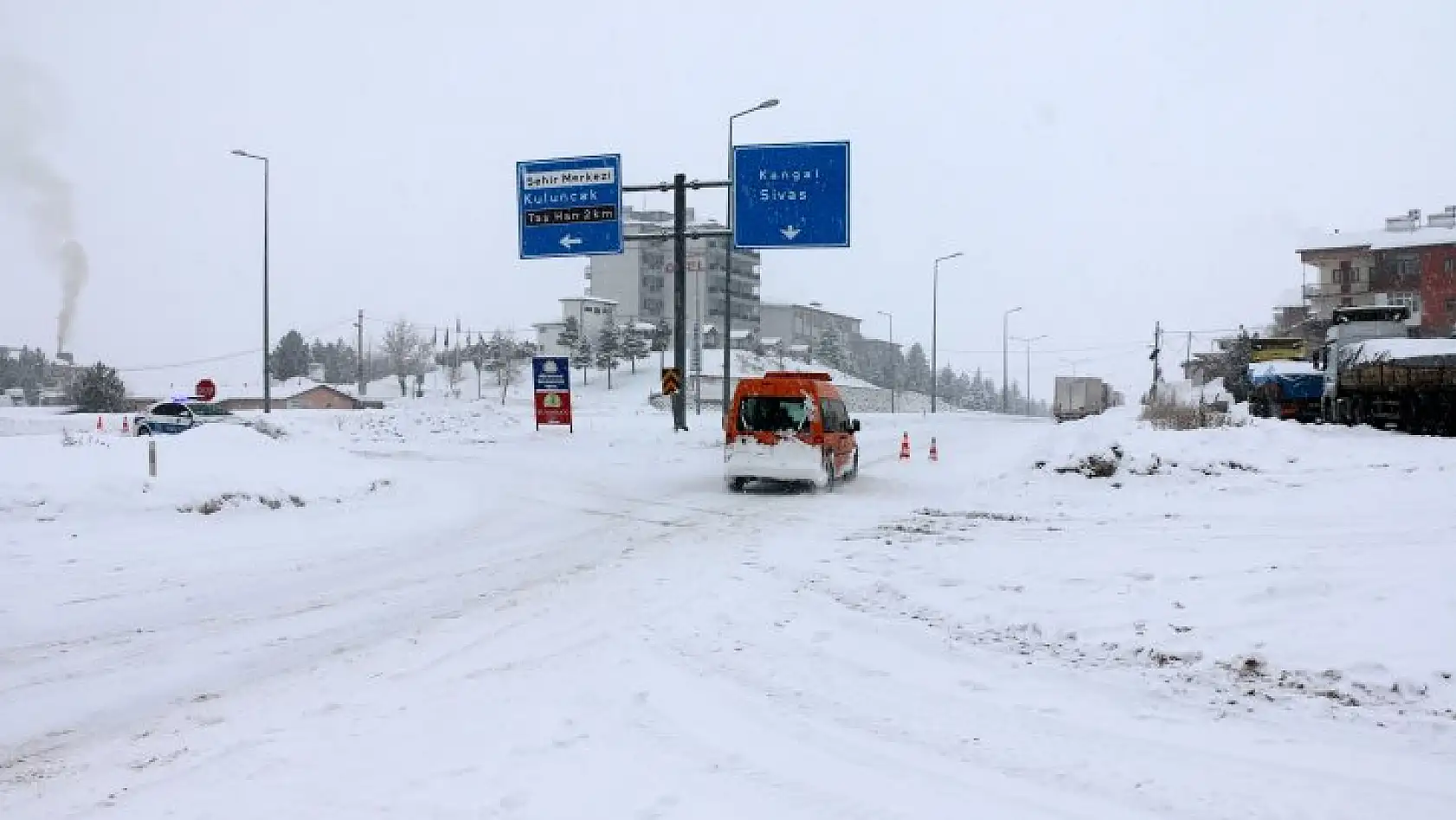 Malatya-Sivas yolu kapandı
