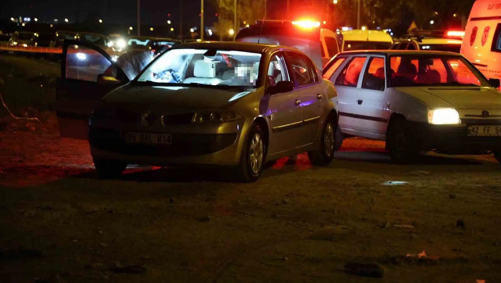 Konya'da Cinayet! Araç İçinde Cansız Beden Bulundu