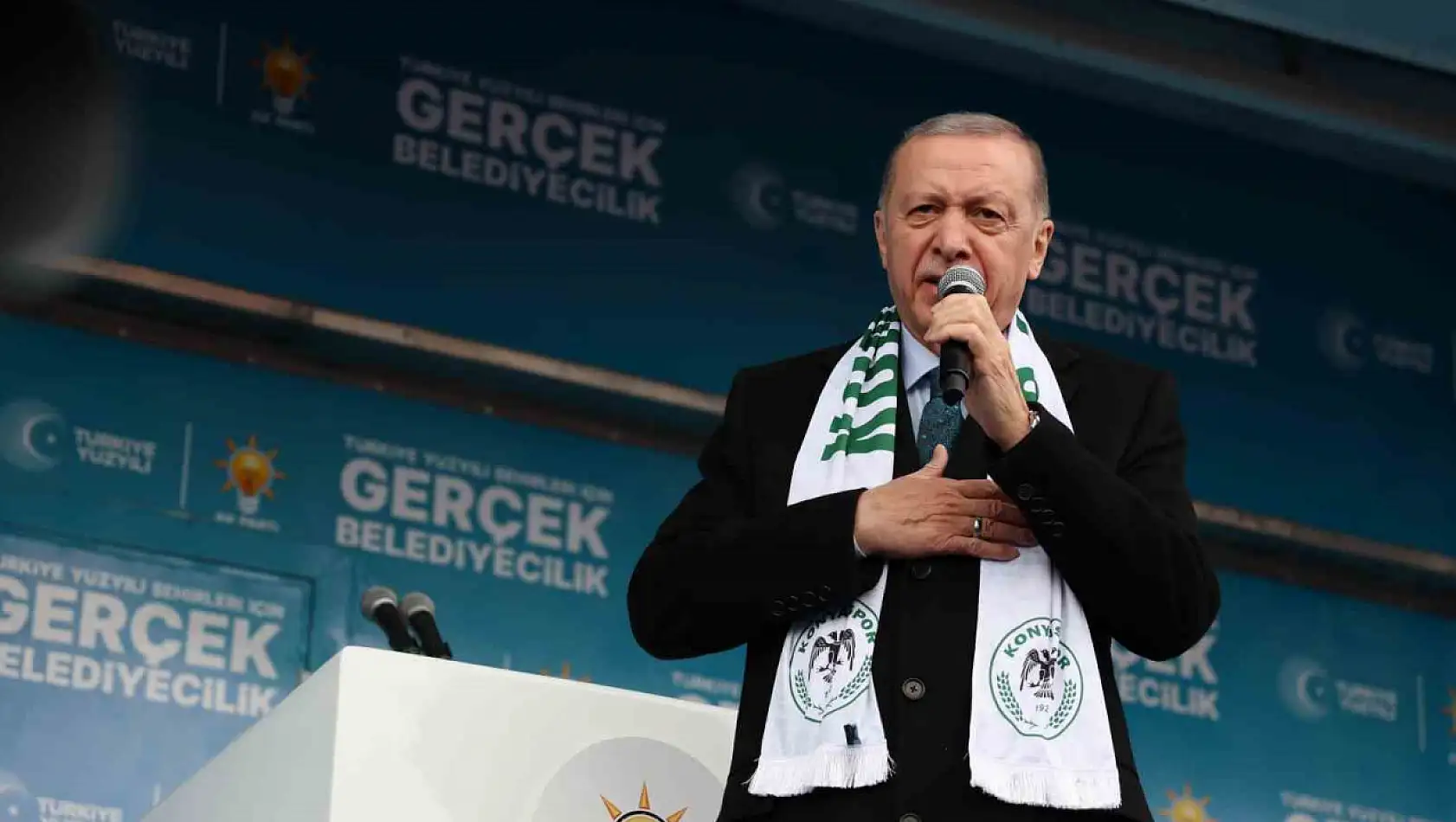 Erdoğan, Konya'dan ayrıldı