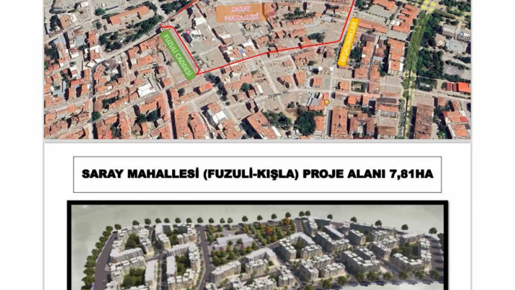 Saray Mahallesi, Fuzuli ve Kışla Caddesinin proje detayları belli oldu! İşte detay görselleri!