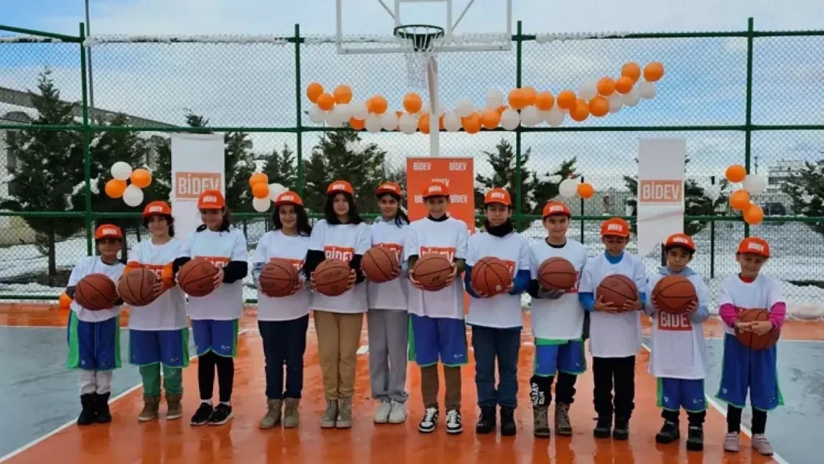 BİDEV'den Malatya'ya basketbol sahası