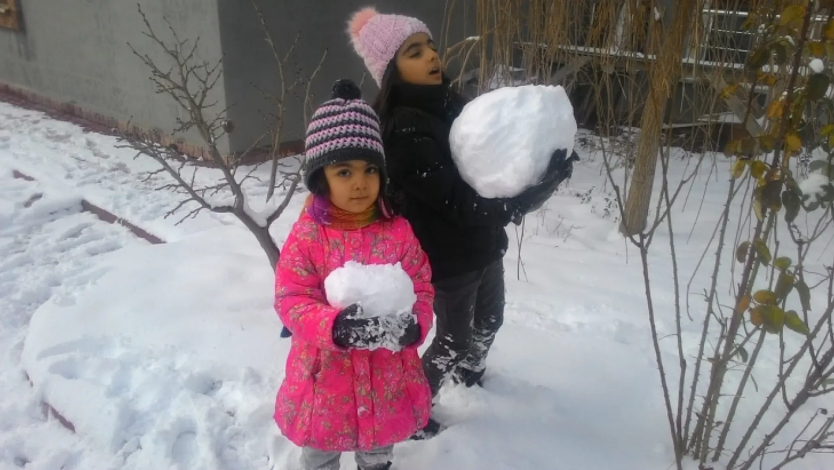 Çocuklarda kar sevinci