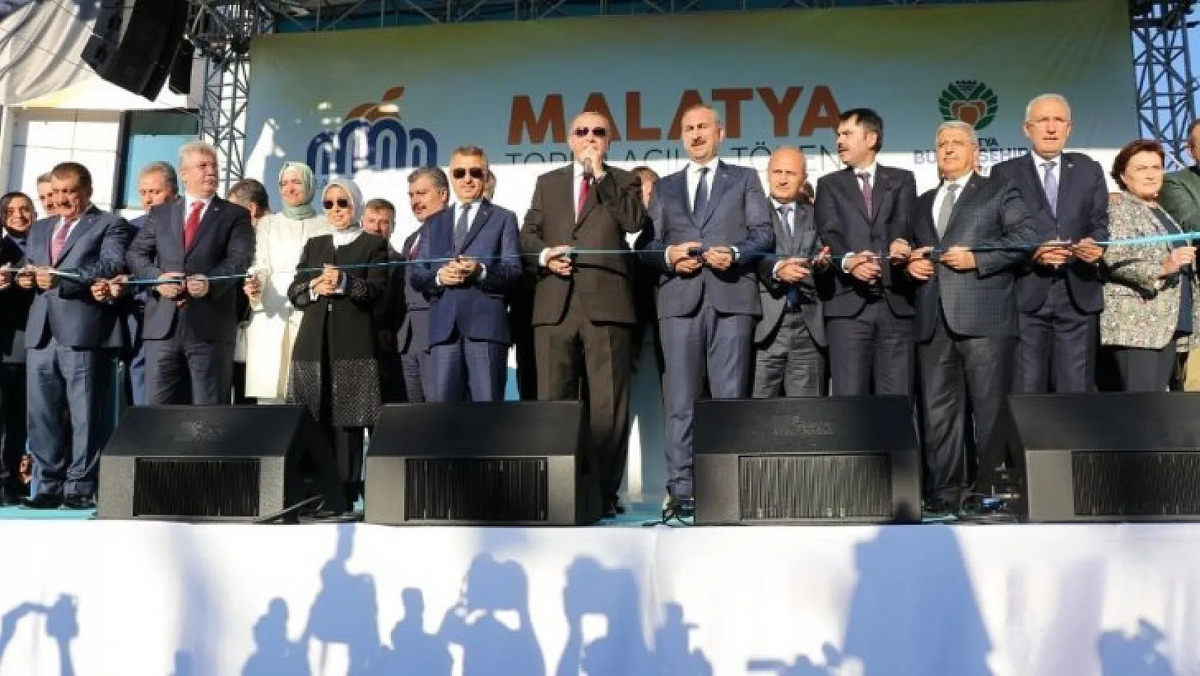 Erdoğan toplu açılış törenine katıldı