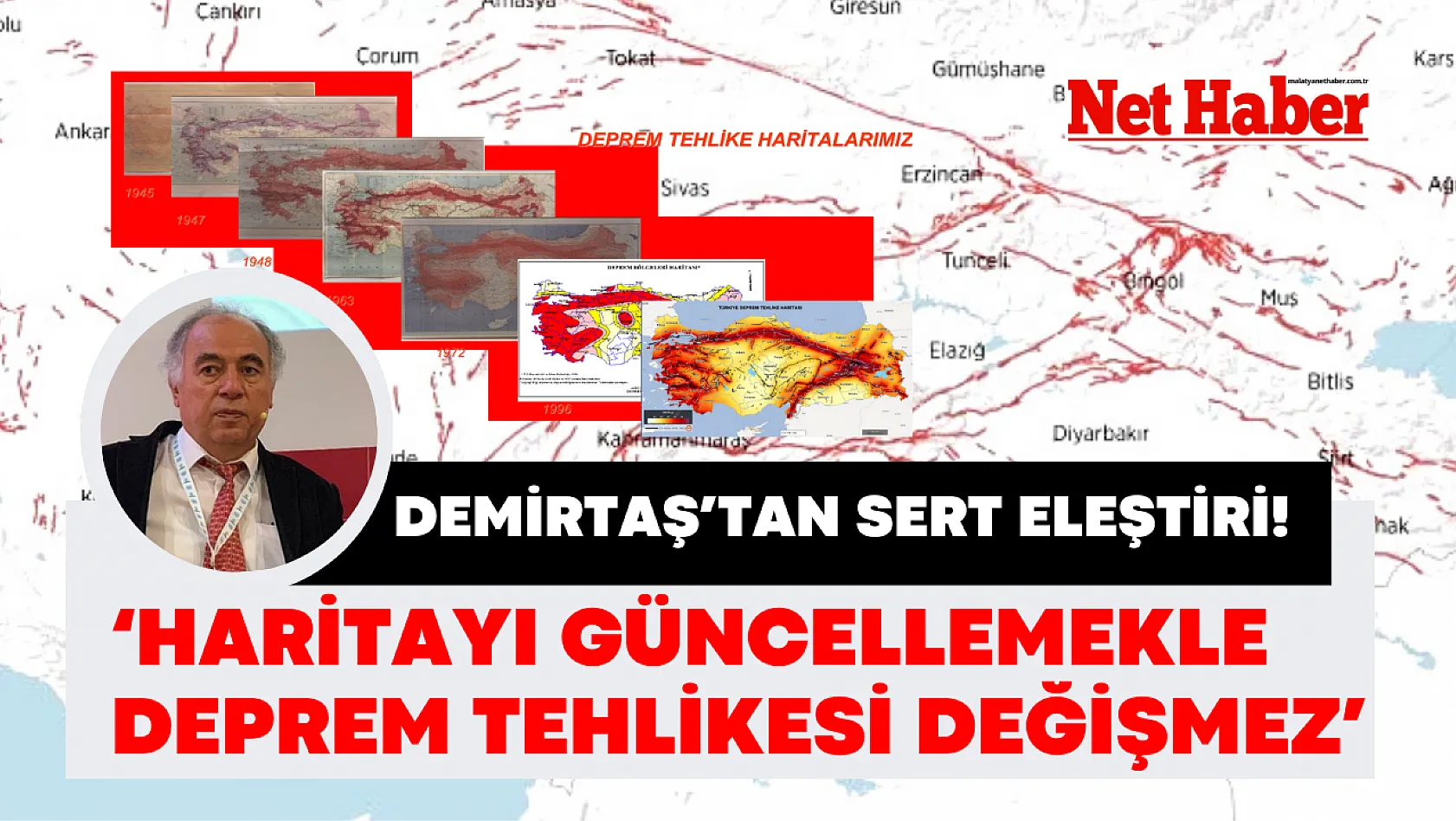 Demirtaş'tan sert eleştiri! 'Haritayı güncellemekle deprem tehlikesi değişmez'