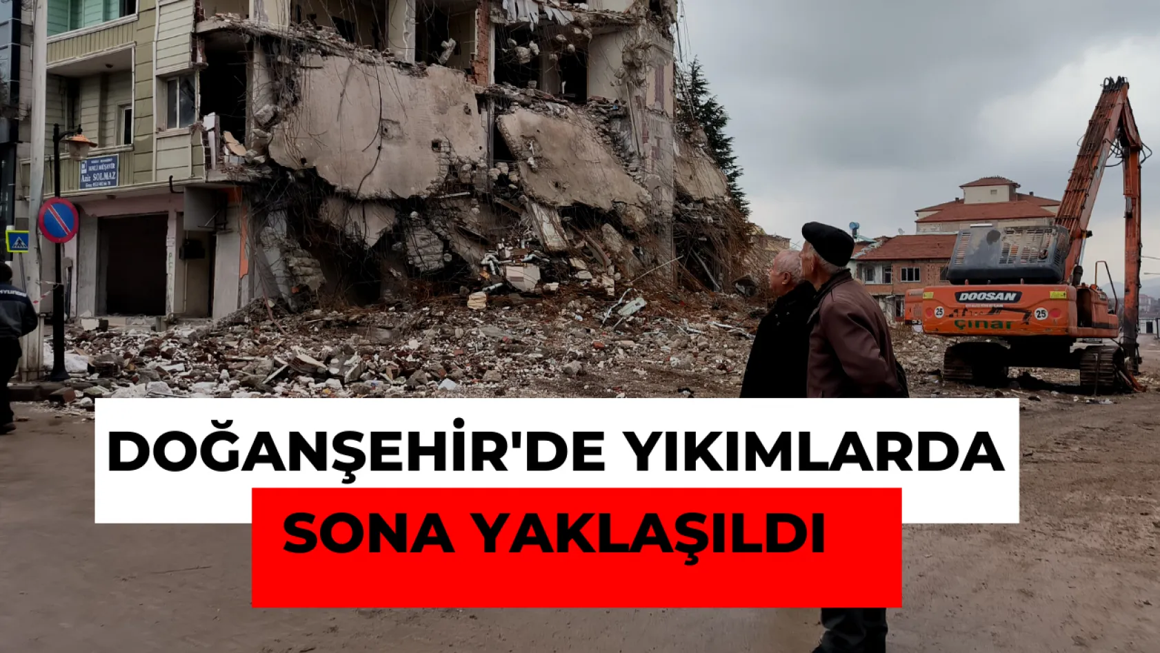 Doğanşehir'de yıkımlarda sona yaklaşıldı