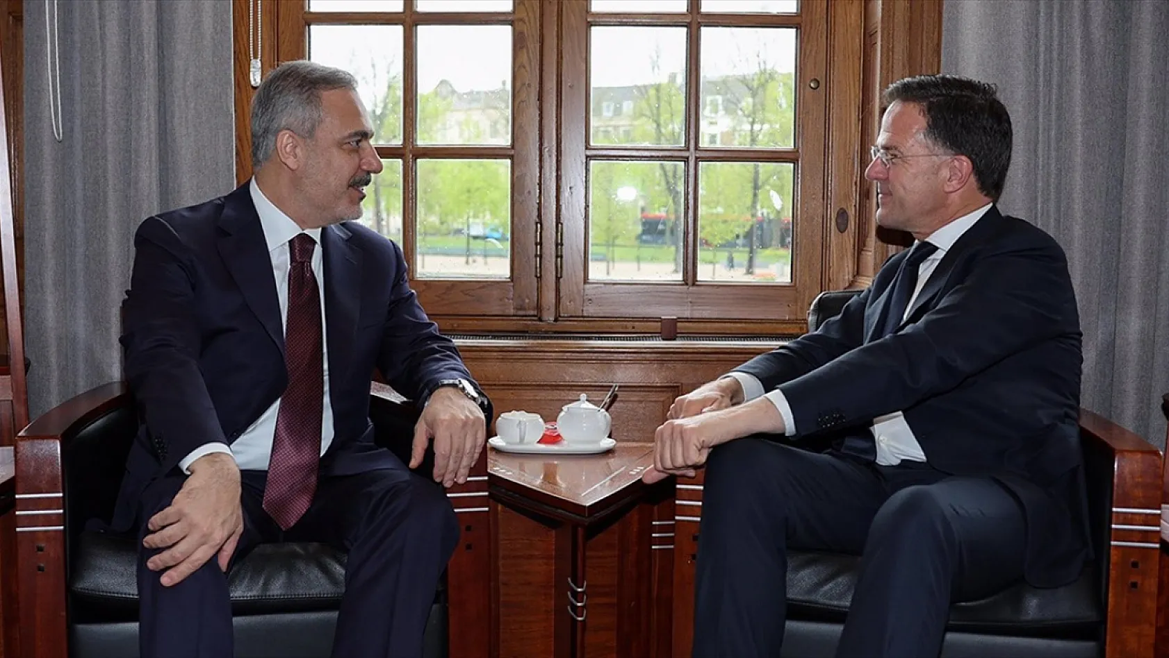 Fidan, Hollanda Başbakanı Rutte ile görüştü