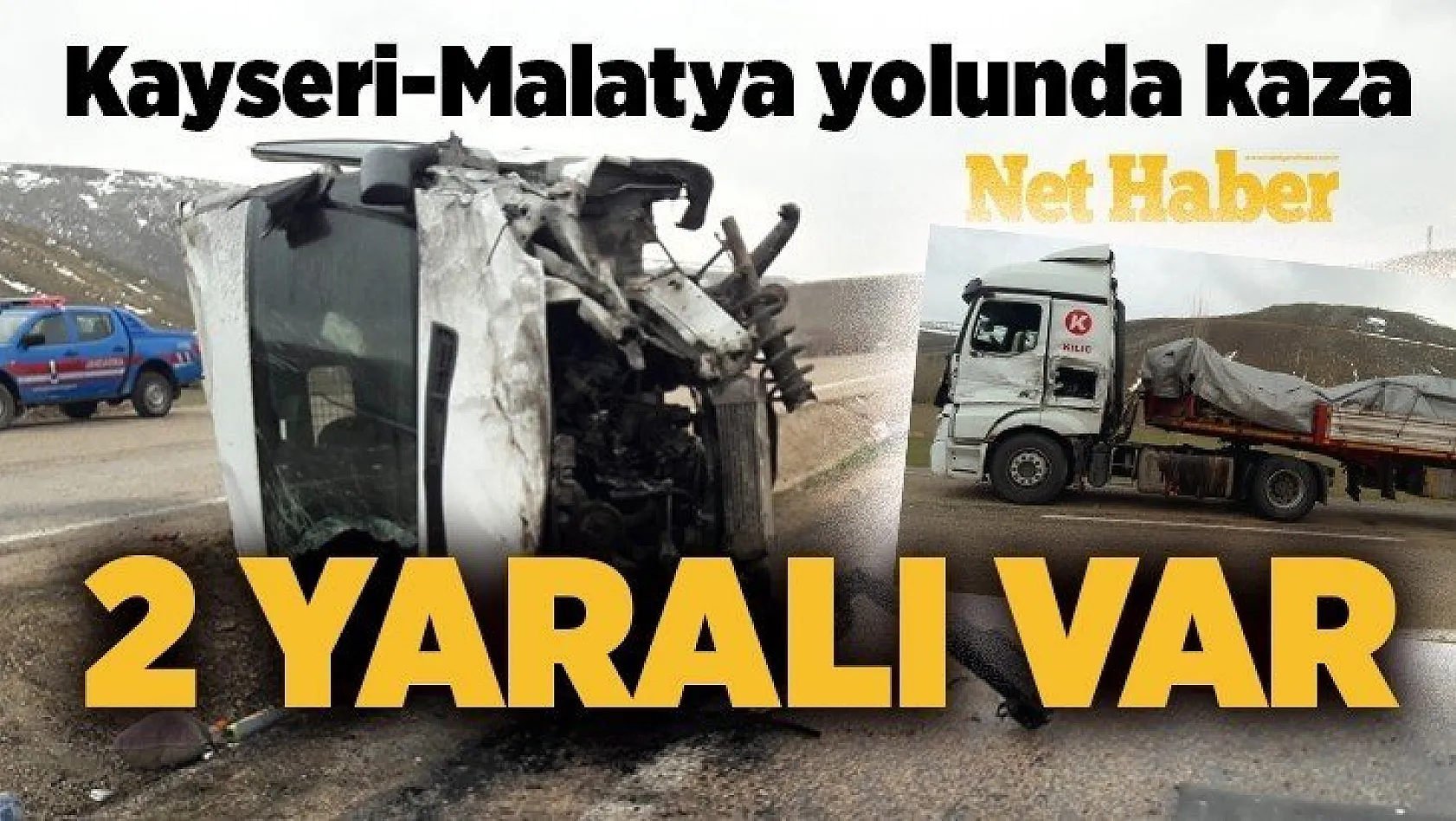 Kayseri-Malatya yolunda kaza