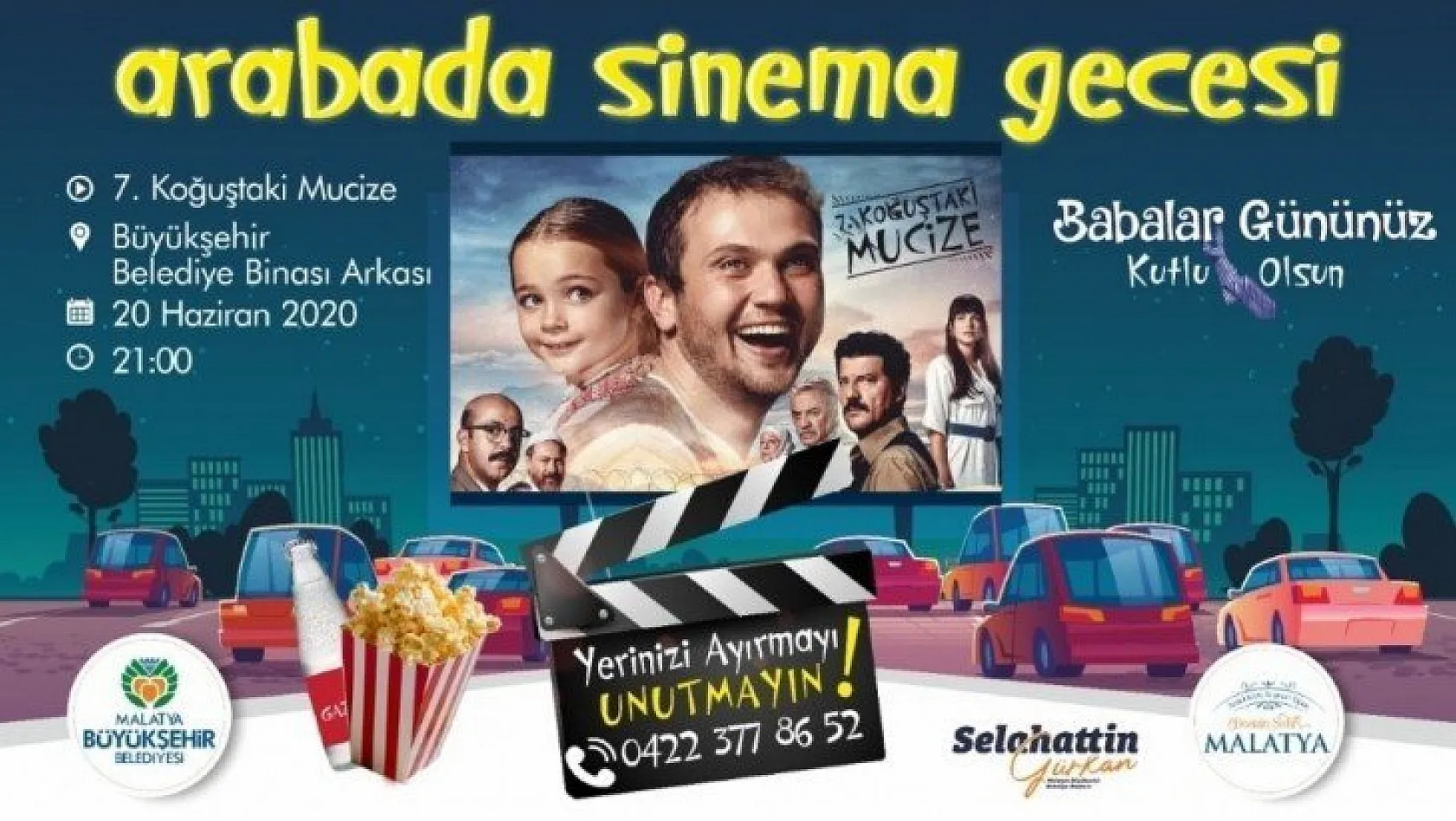 Büyükşehir'den otomobil sineması