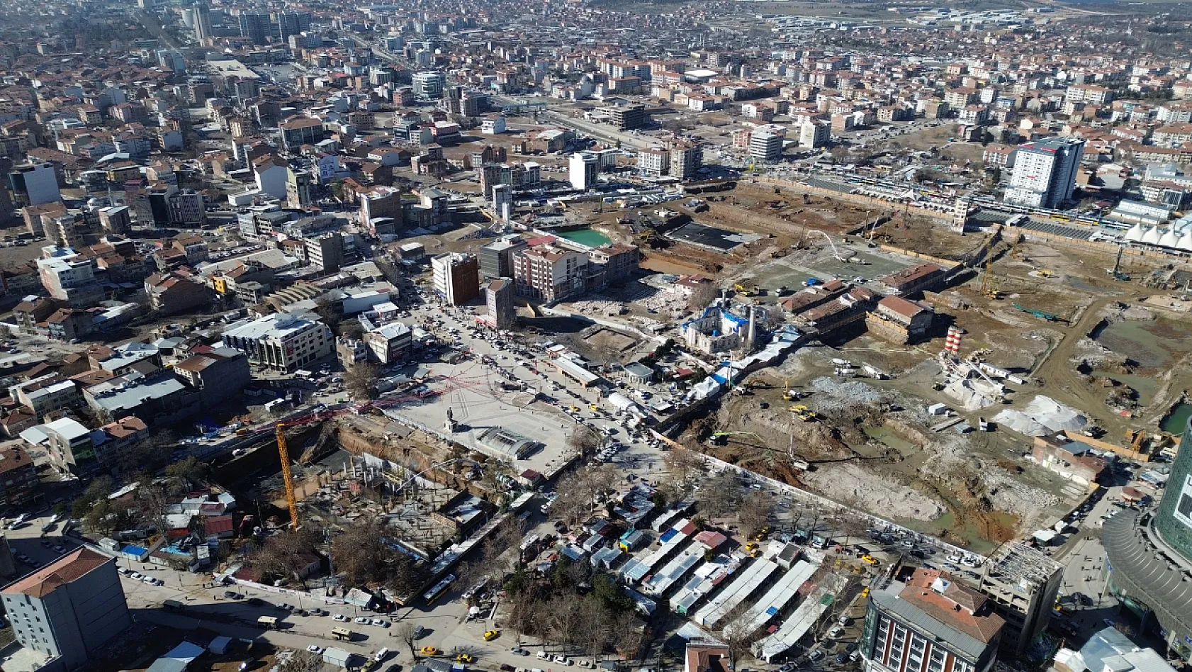 Malatya'da deprem sonrası çekilen görüntüler korkuttu
