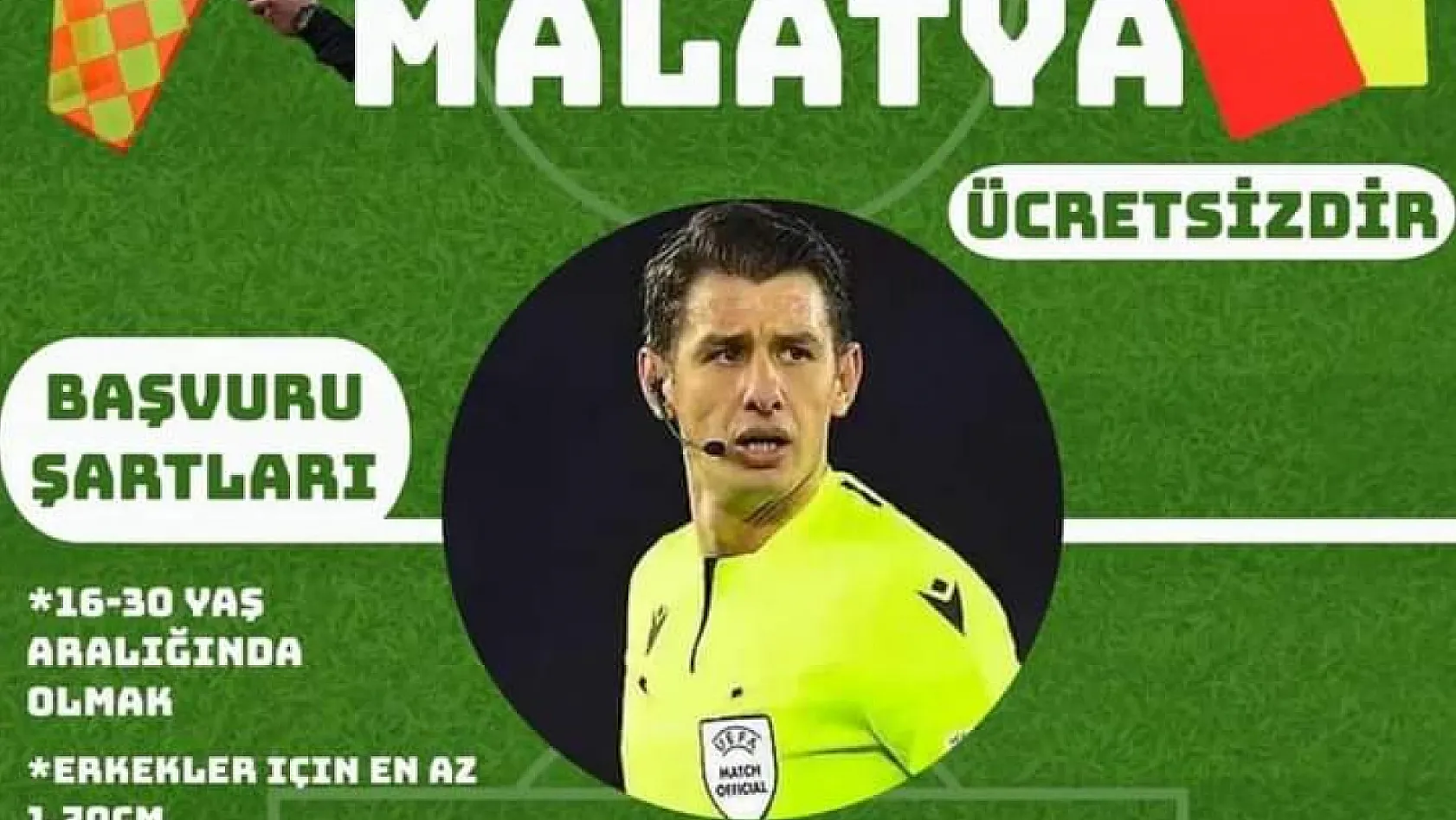 Malatya'da Futbol Hakem Kursu Başlıyor!