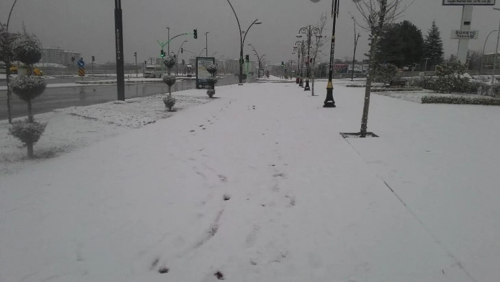 Malatya'da kar yağışı