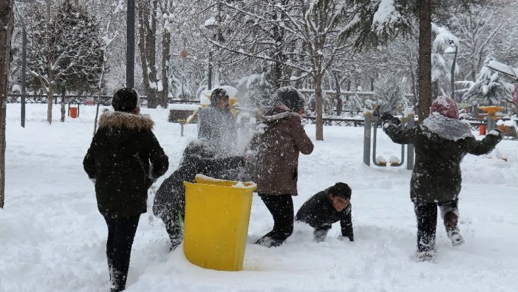 Malatya'da okullara kar tatili
