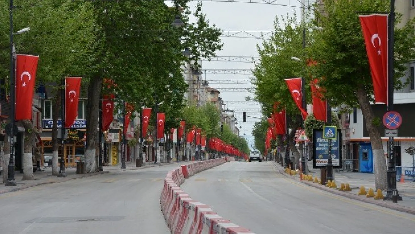 Malatya'da sokaklar boş kaldı