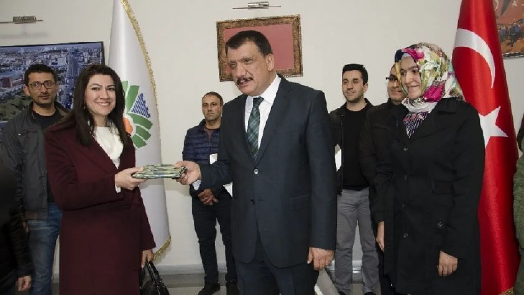 Öğretmenlerden Başkan Gürkan'a  ziyaret