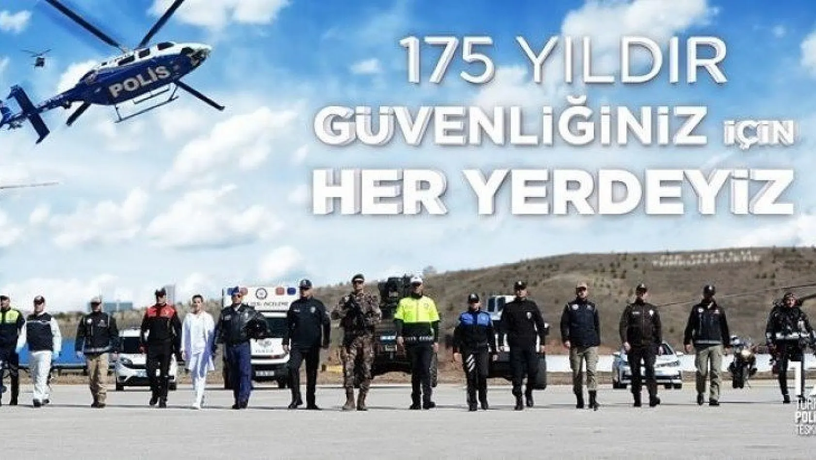 Türk Polis Teşkilatı 175'inci yılını kutluyor