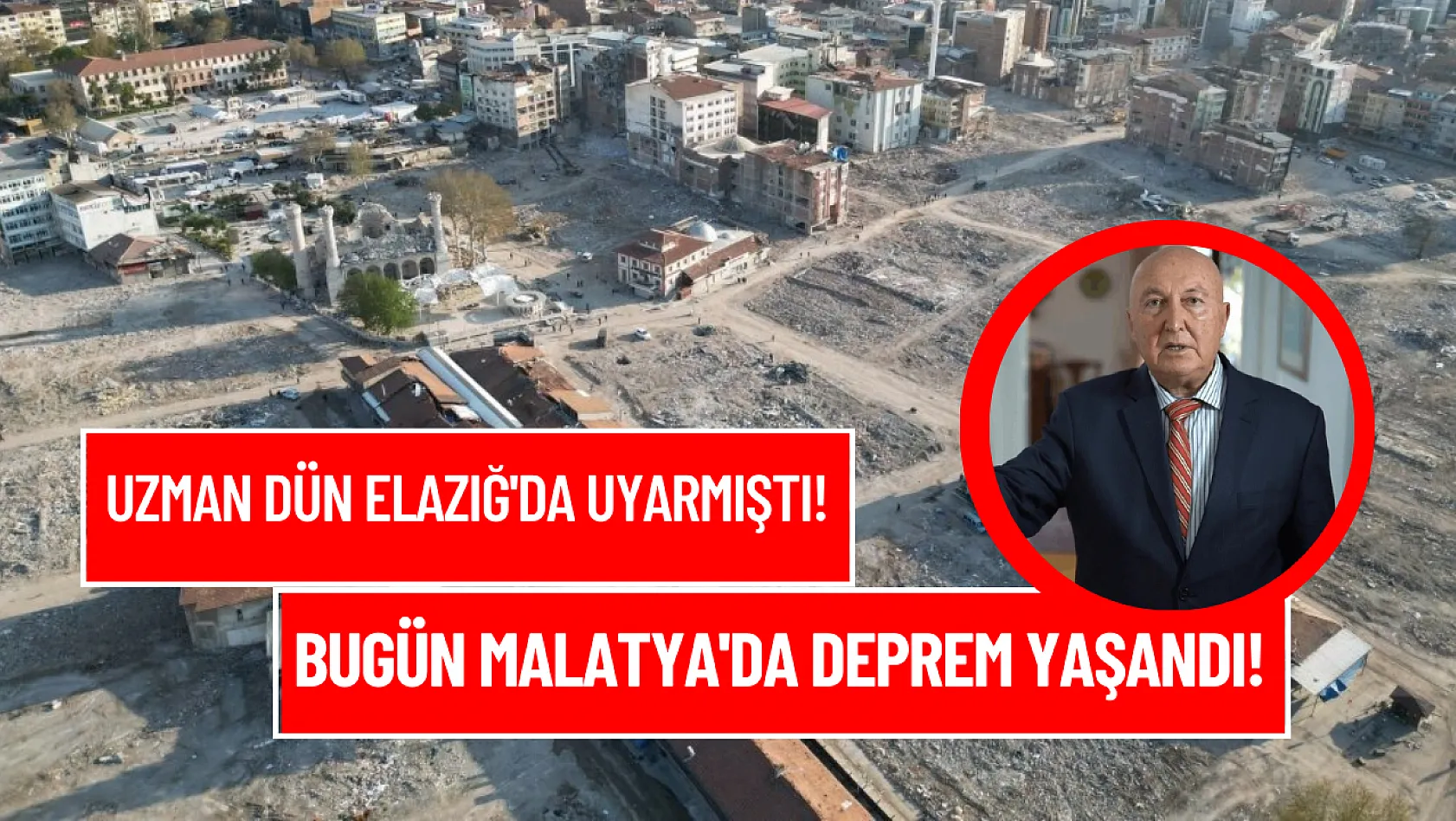 Uzman dün Elazığ'da uyarmıştı! Bugün Malatya'da deprem yaşandı!