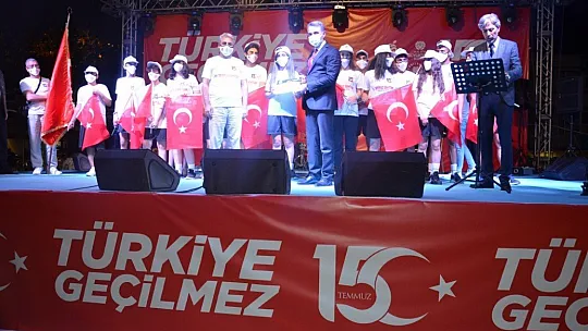 15 Temmuz Sancak Koşusu yapıldı