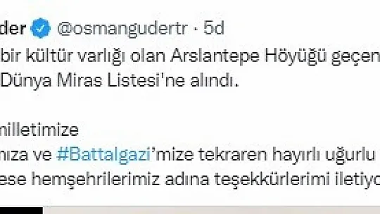 UNESCO'ya alınmasının 1'nci yıl dönümü