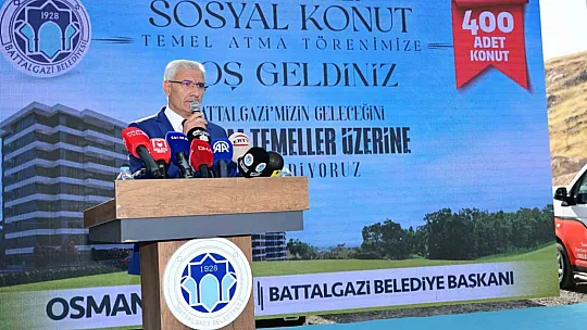 Battalgazi'de 400 konutun temeli atıldı