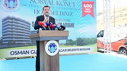 Battalgazi'de 400 konutun temeli atıldı