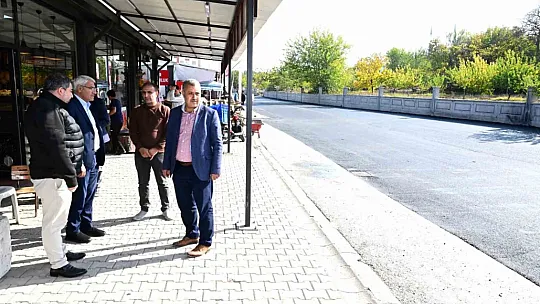 Battalgazi'de konteyner çarşılar asfaltlanıyor