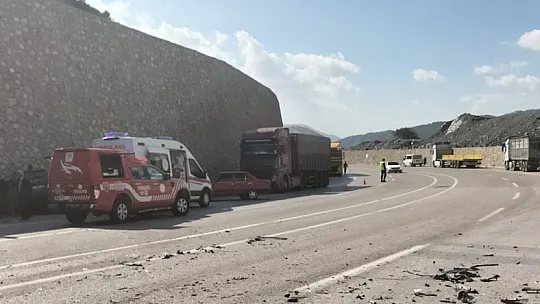 Doğanşehir'de kaza
