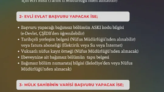Hak sahipliğinde yeni başvurular başladı! Detaylar haberimizde…