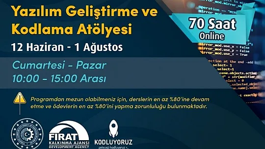 Gençlere ücretsiz atölye
