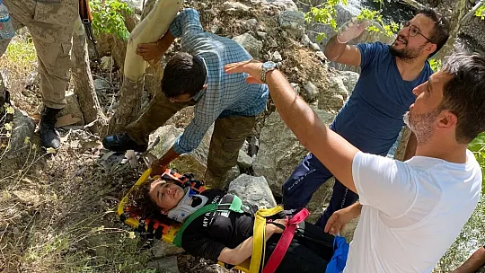 Uçurumdan aşağı yuvarlandı