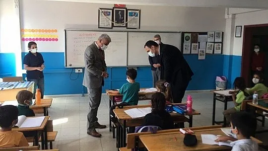Kaymakam'dan okul denetimi