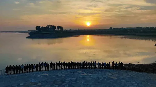 Kırkgöz Sahil Parkı'nda izcilik kampı