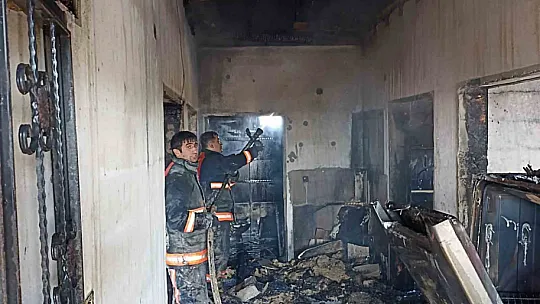 Malatya'da ev yangını