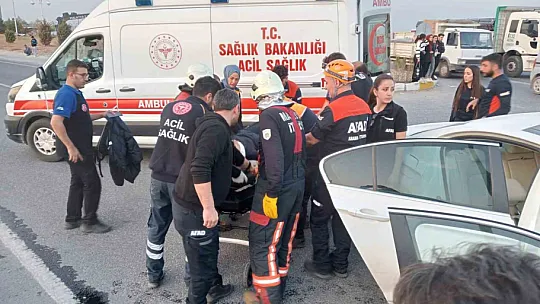 Malatya'da iki otomobil çarpıştı