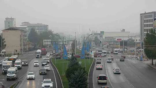 Malatya'da sağanak ile sis etkili oluyor