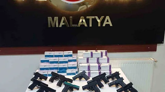 Malatya'da silah kaçakçılığı