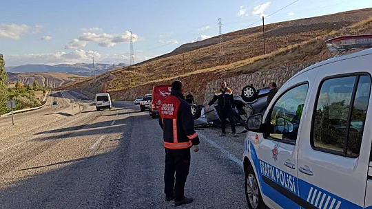 Trafik kazası 3 yaralı