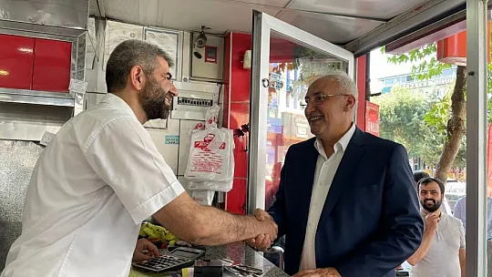 Kahtalı'dan esnaf ziyareti