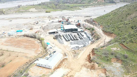Kilit taşı tesisi açıldı