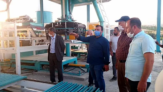 Kilit taşı tesisi açıldı