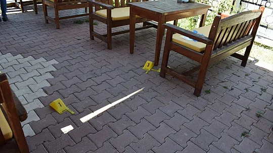 Kaçarken düştü