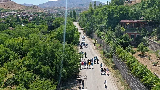 Doğa yürüyüşü yapıldı